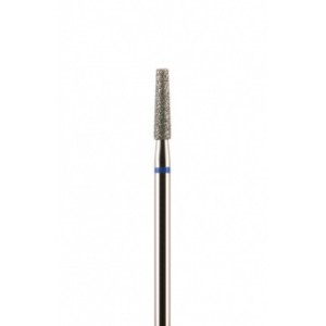 Фреза алмазная конусная усеченная синяя средняя зернистость 2,5 мм (025)